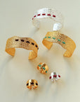 Handcrafted Color-Thread Open C-Ring