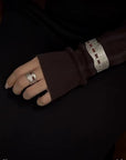Handcrafted Color-Thread Open C-Ring