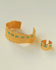 Handcrafted Color-Thread Open C-Ring