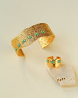 Handcrafted Color-Thread Open C-Ring