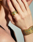 Handcrafted Color-Thread Open C-Ring