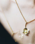 Handcrafted Pearl Flower Necklace with Freshwater Pearl