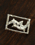 Luxury Peace Dove Frame Brooch - floysun