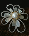 Luxury Pearl Brooch Collection | Elegant Floral & Butterfly Designs - floysun