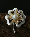 Luxury Pearl Brooch Collection | Elegant Floral & Butterfly Designs - floysun