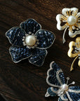Luxury Pearl Brooch Collection | Elegant Floral & Butterfly Designs - floysun