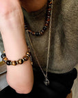 Maillard Tiger’s Eye Beaded Bracelet