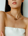 Maillard Tone Tiger’s Eye Chian Necklace