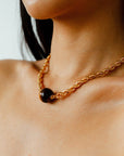 Maillard Tone Tiger’s Eye Chian Necklace