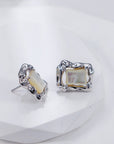 MOP Square Photo Frame Earrings - ORE Jewelry