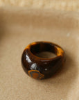 Natural Stone Balloon Ring - Tiger's Eye - floysun