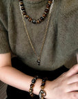 Original Malard Tiger’s Eye Beaded Necklace