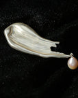 Paint Pen Paint Water Drop Pearl Brooch - floysun