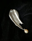 Paint Pen Paint Water Drop Pearl Brooch - floysun