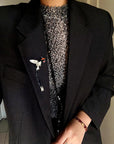 Princess - Inspired Enamel Magpie Brooch - floysun