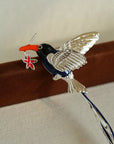 Princess - Inspired Enamel Magpie Brooch - floysun