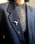 Princess - Inspired Enamel Magpie Brooch - floysun