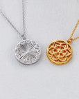 Silver Starburst Zircon Pendant Necklace - ORE Jewelry