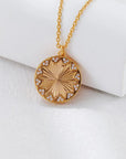 Silver Starburst Zircon Pendant Necklace - ORE Jewelry
