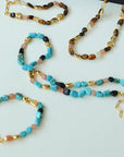 Summer Vacation Vibes Turquoise Beaded Bracelet - floysun