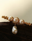 Vintage Baroque Pearl Curve Brooch - floysun