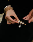 Vintage Baroque Pearl Curve Brooch - floysun
