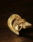 Vintage Horse Head & Horseshoe Brooch - floysun